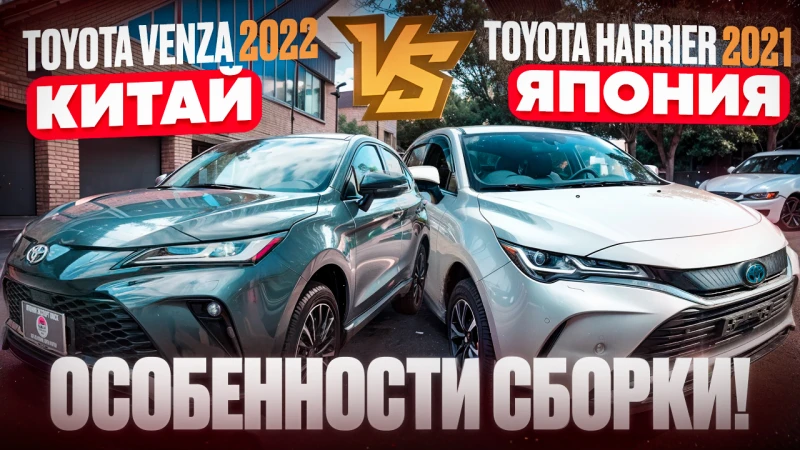 Toyota Venza (Китай) vs Toyota Harrier (Япония): детальное сравнение
